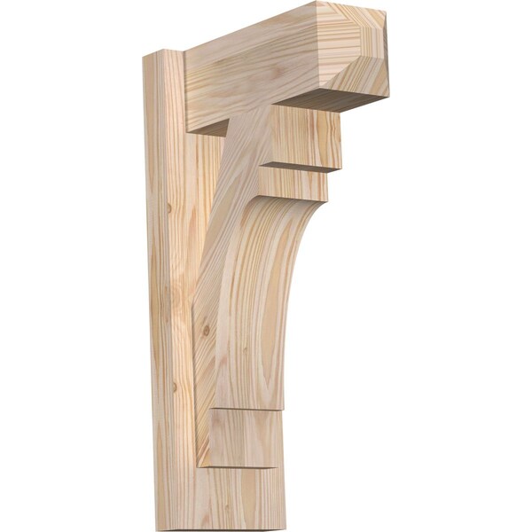 Ekena Millwork Merced Craftsman Smooth Outlooker, Douglas Fir, 5 1/2"W x 12"D x 20"H OUT06X12X20MRC04SDF - main